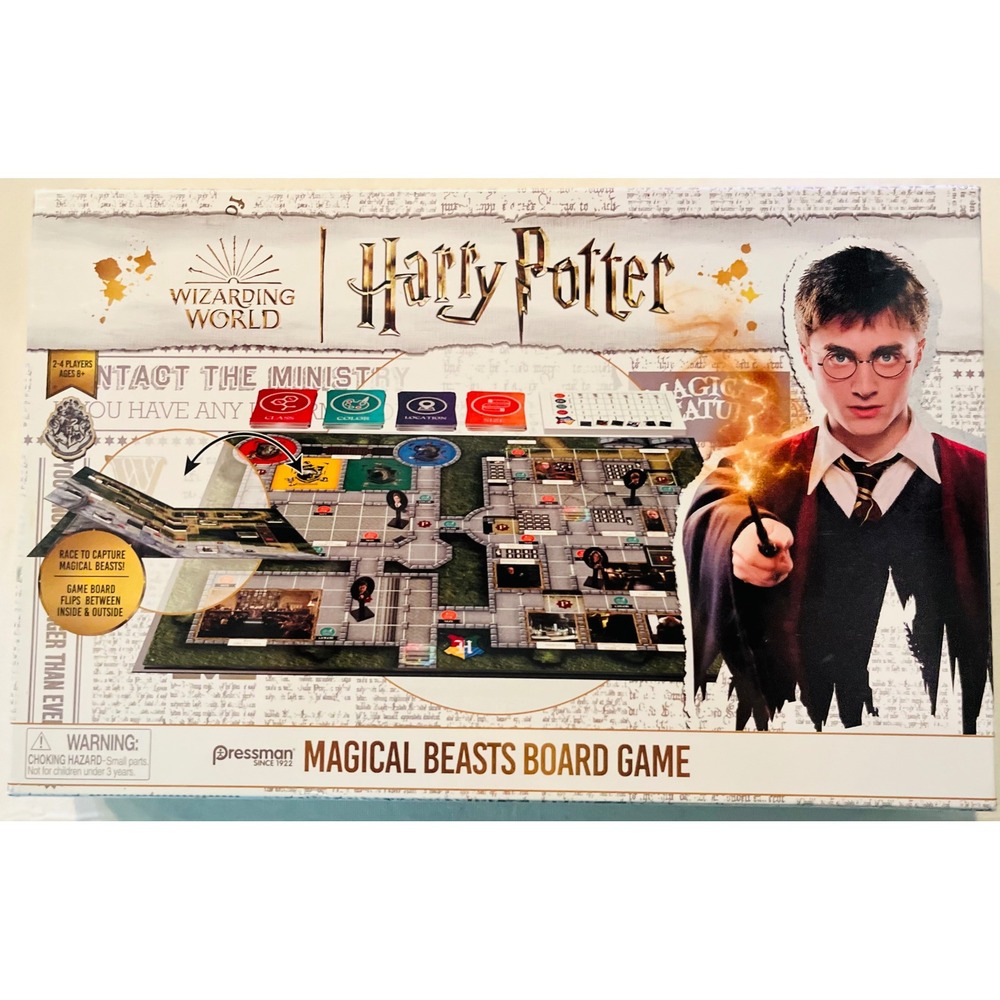 NEW Harry Potter Magical Beasts Board Game - Pressman Factory Sealed